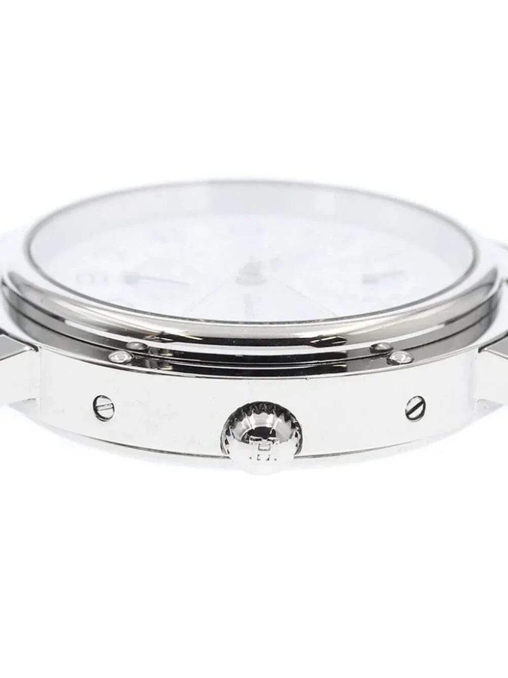 HERMES Clipper CL5.710 Power reserve GMT white Dial Automatic Men's Watch_967628